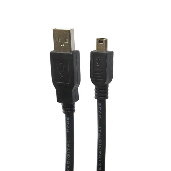 کابل تبدیل USB به MiniUSB کد 025 طول 1.5 متر