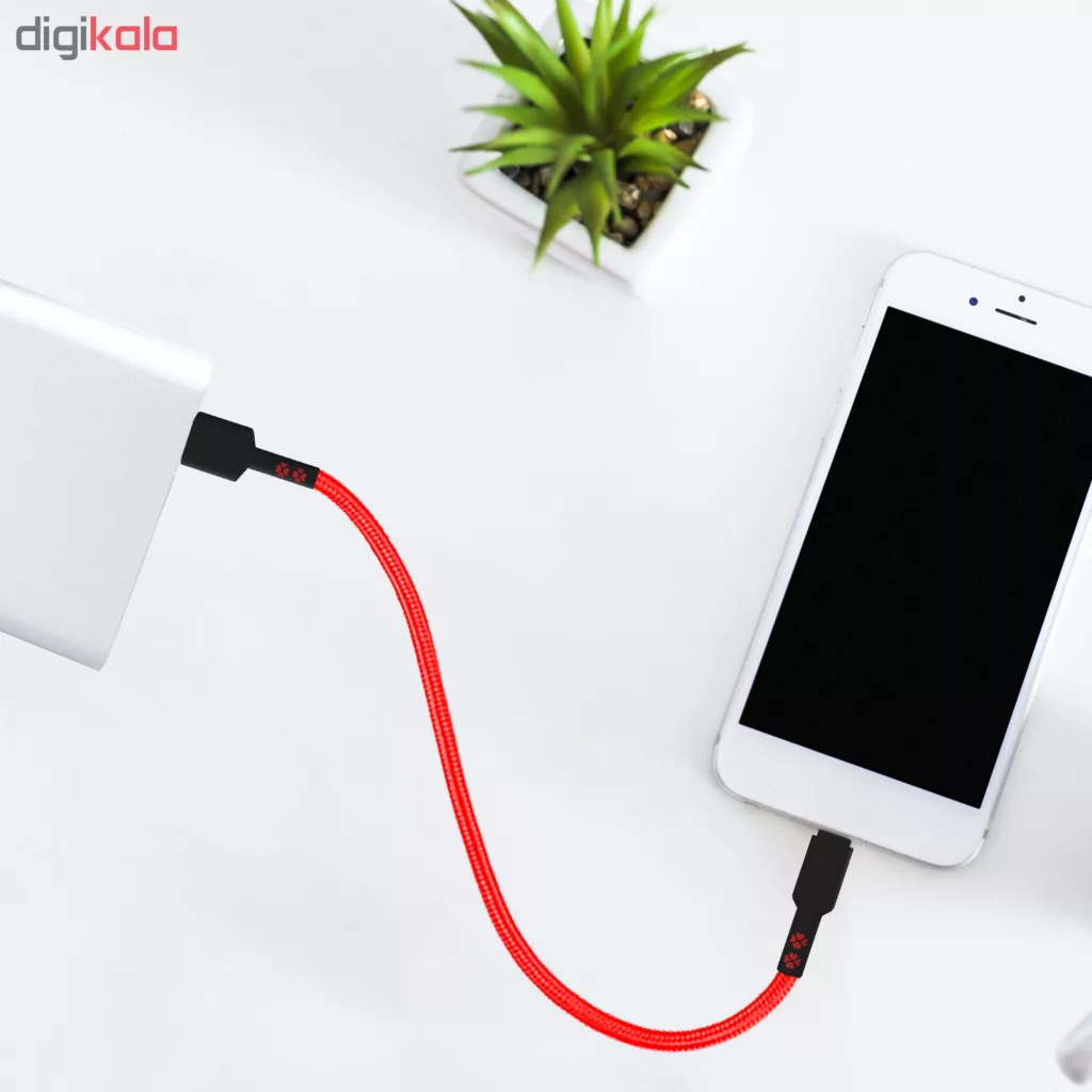 کابل تبدیل USB به microUSB کلومن مدل kd-30 طول 1 متر مجموعه 5 عددی
