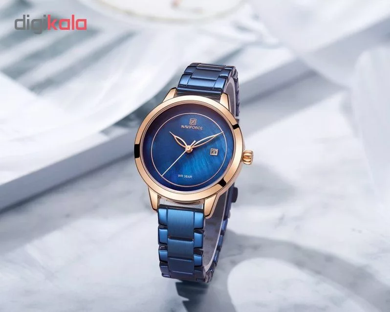 ساعت مچی عقربه ای زنانه نیوی فورس مدل NF5008-RGBE