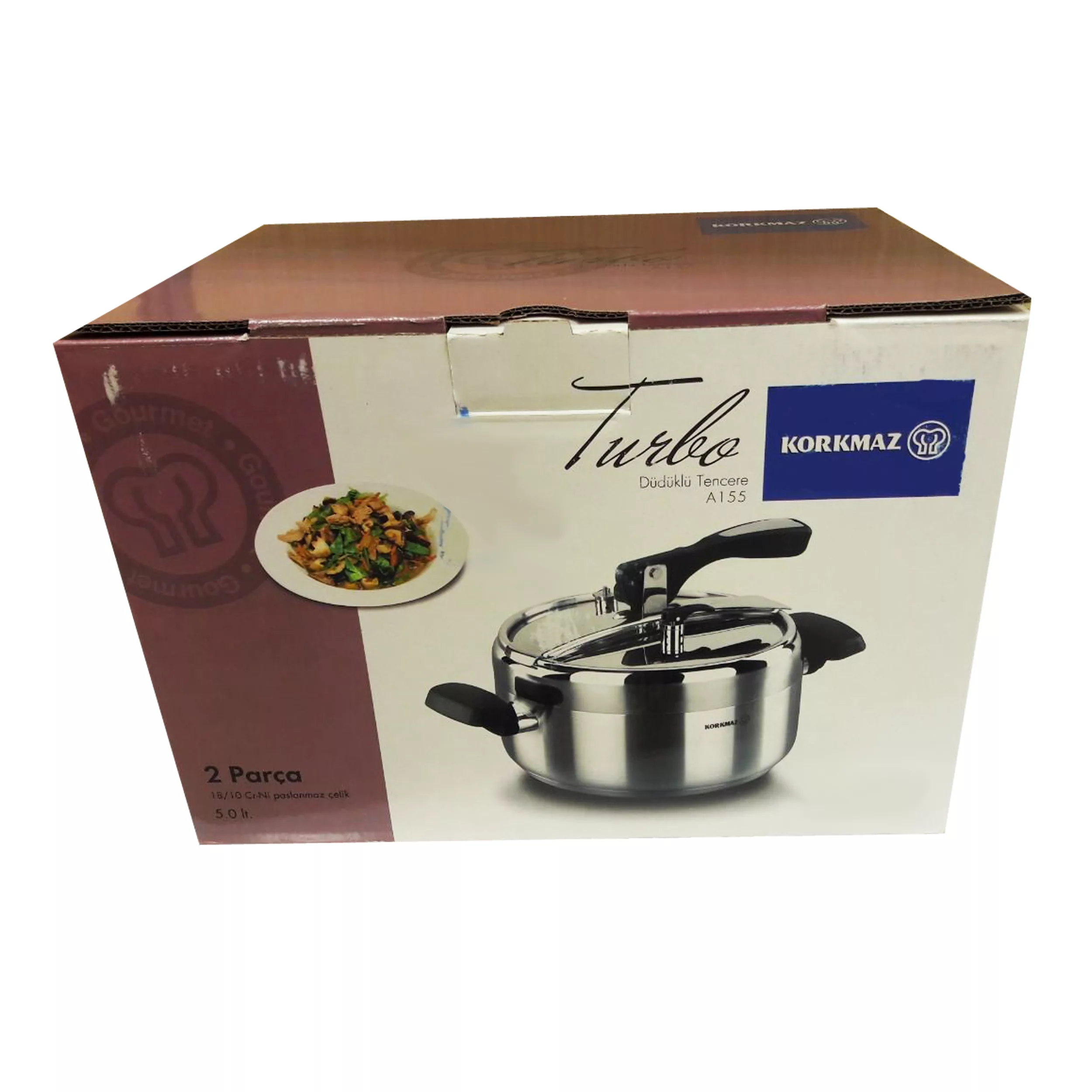 زودپز کرکماز مدل Turbo A155 گنجایش 5 لیتر