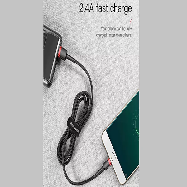 کابل تبدیل USB به microUSB باسئوس مدل Cafule طول ۱ متر