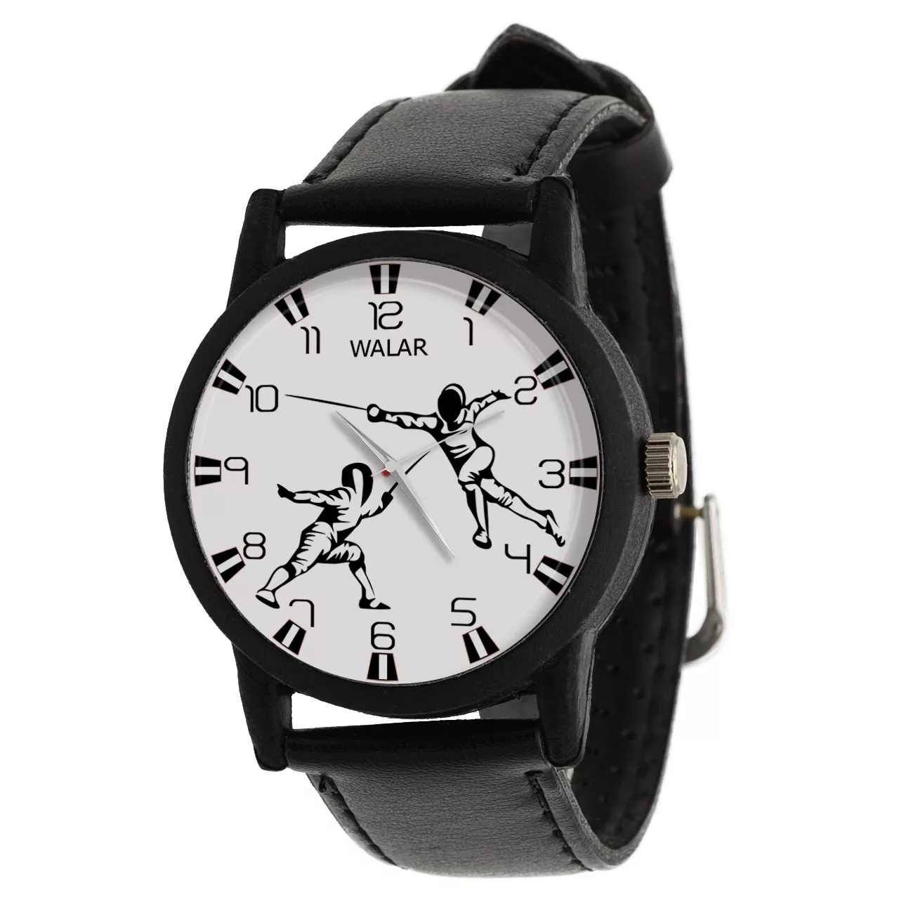 ساعت مچی عقربه ای والار طرح شمشیر بازی کد LF2214