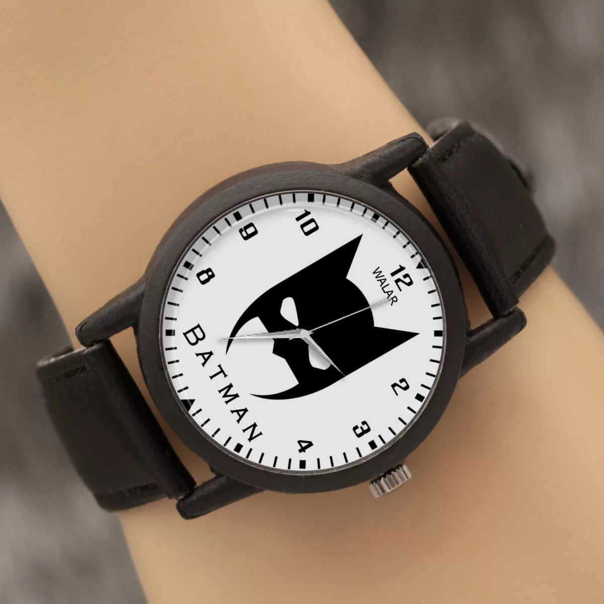ساعت مچی عقربه ای والار طرح بتمن کد LF2305