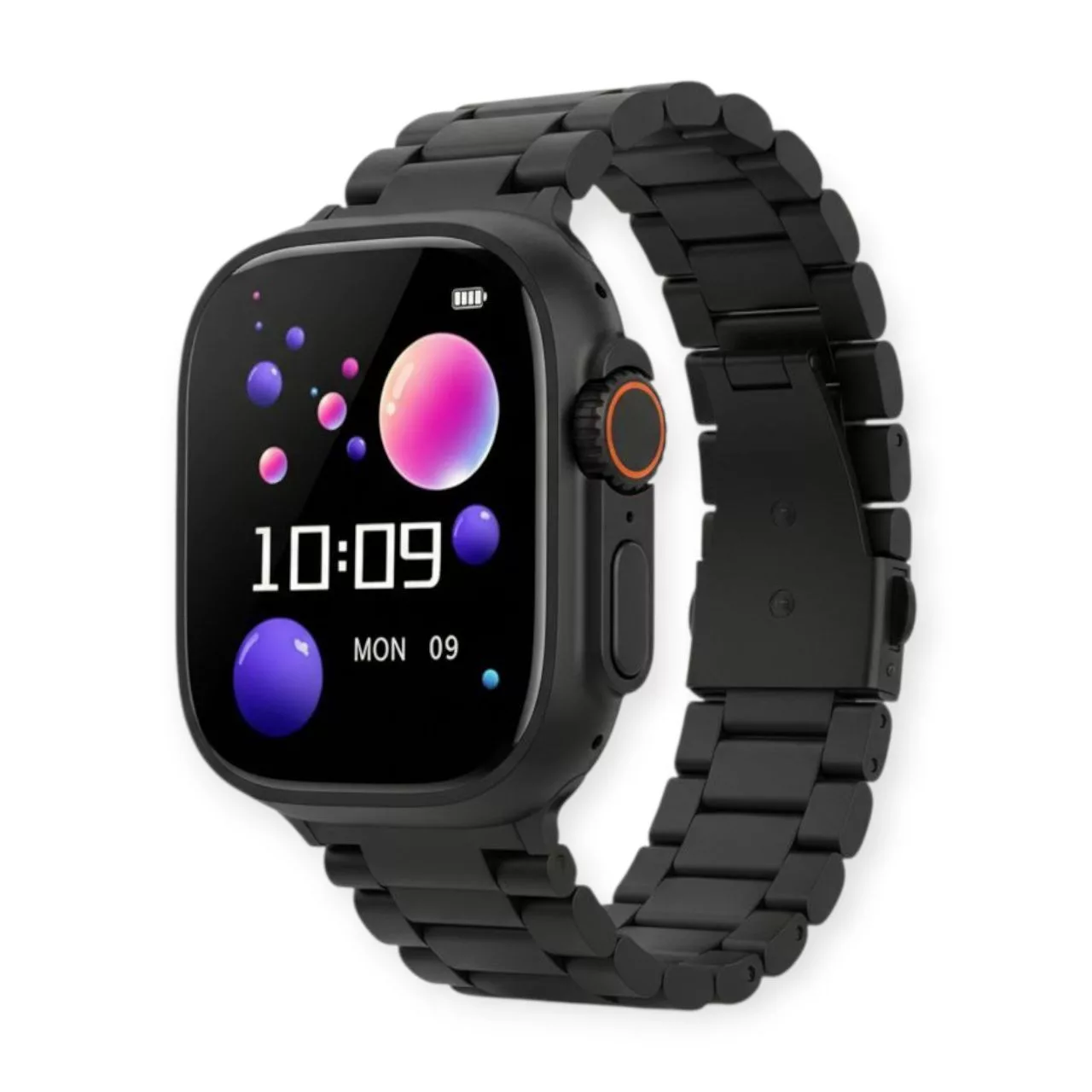 ساعت هوشمند ۴۹ میلی متری زد تی فیت مدل ZT-Max40 با بند فلزی و سیلیکونی