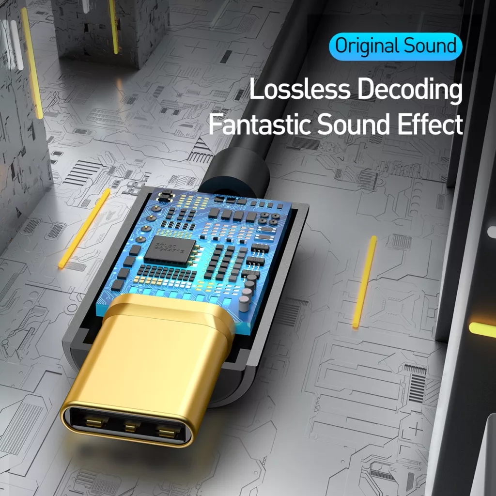 مبدل USB-C به AUX باسئوس مدل CATL54-01