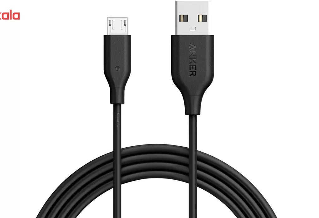کابل تبدیل USB به microUSB انکر مدل A8133 PowerLine طول 1.8 متر