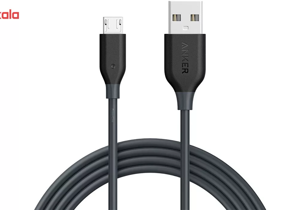 کابل تبدیل USB به microUSB انکر مدل A8133 PowerLine طول 1.8 متر