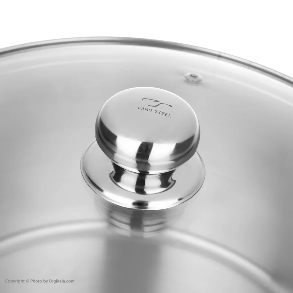 سرویس پخت و پز 9 پارچه پارس استیل مدل سه لایه کد 09