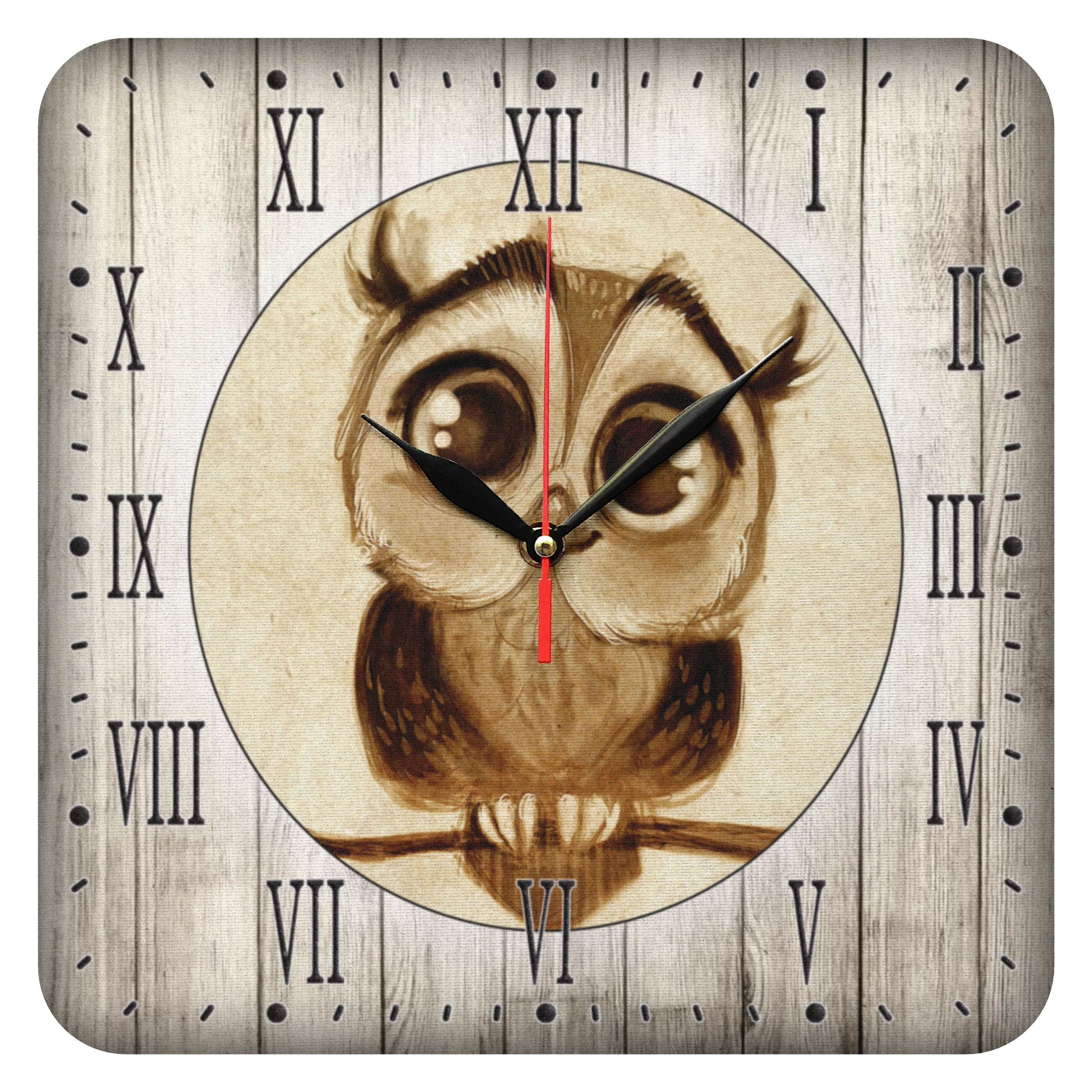 ساعت دیواری مدل 1043 طرح جغد ساعت دیواری مدل 1043 طرح جغد