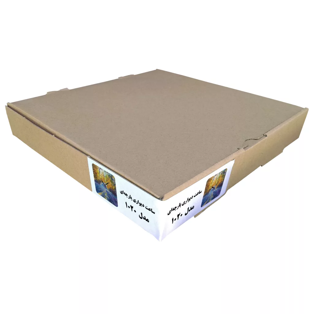 ساعت دیواری مدل 1020 طرح جاده پاییزی