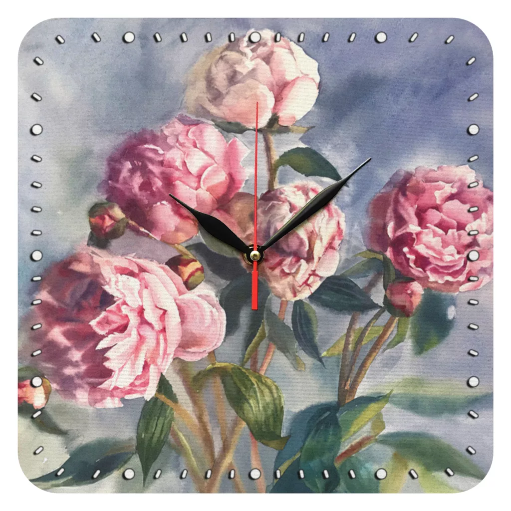 ساعت دیواری مدل 1031 طرح گل