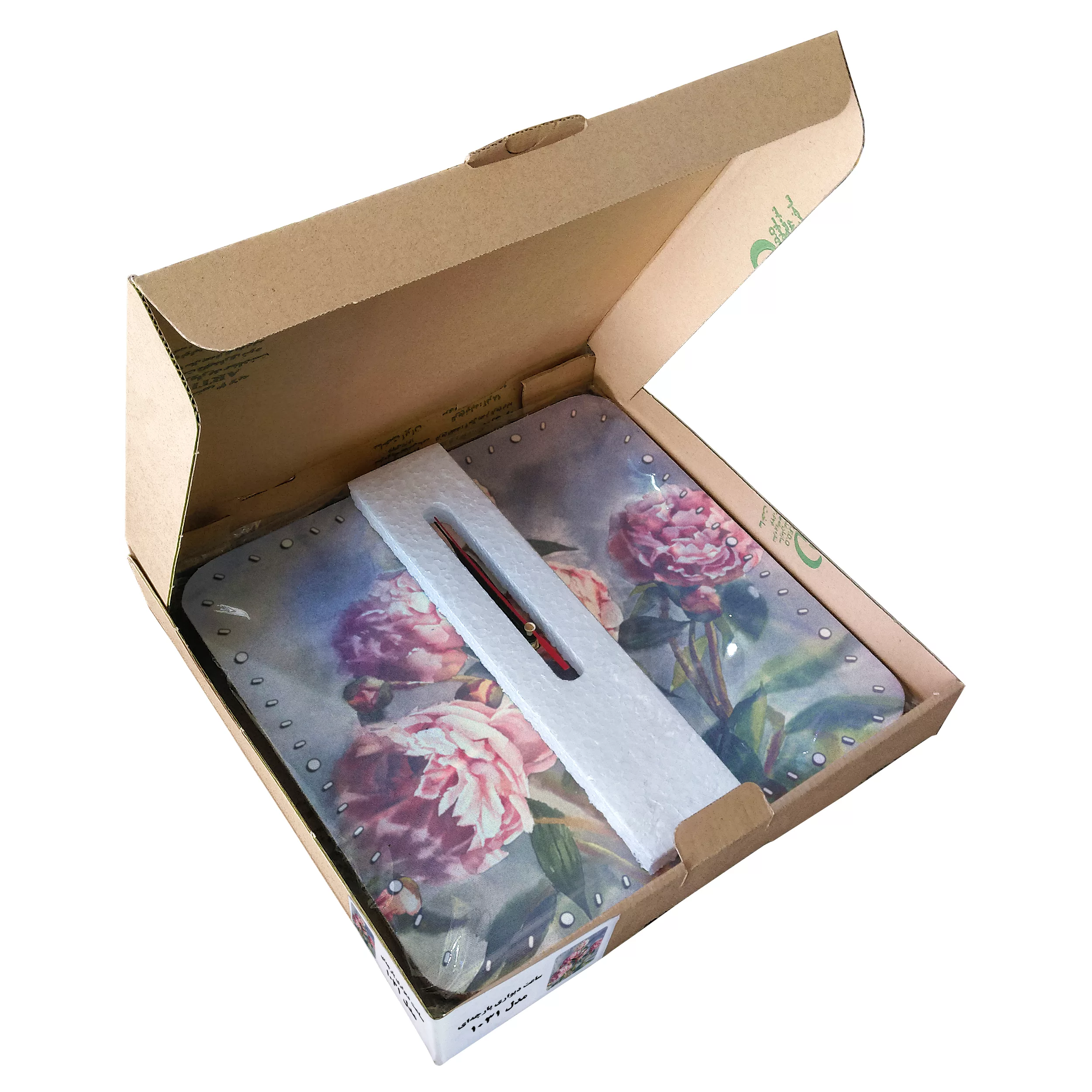 ساعت دیواری مدل 1031 طرح گل