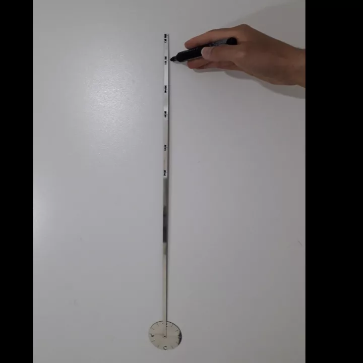 ساعت دیواری آتریکس مدل استیکری S006