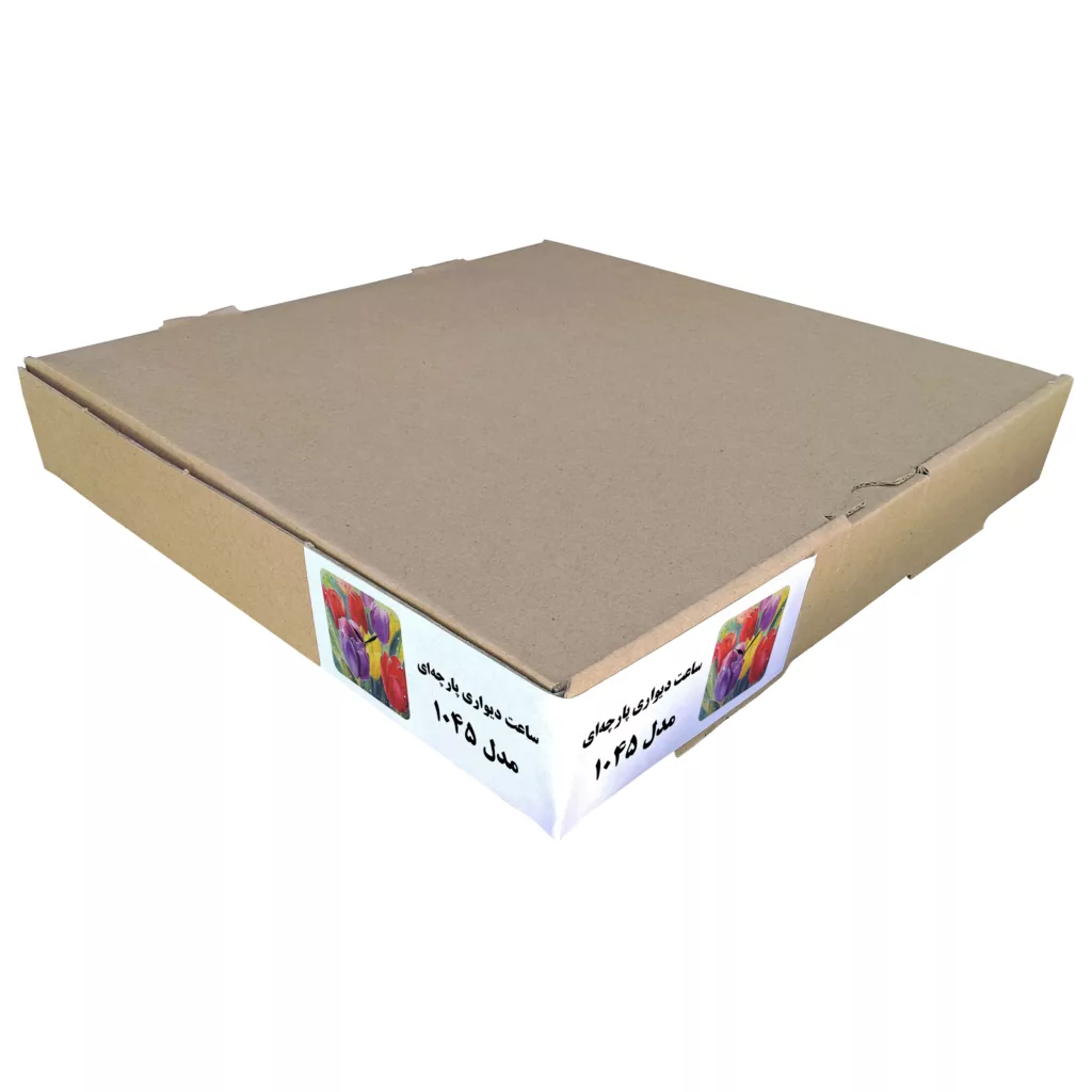 ساعت دیواری مدل 1045 طرح گل لاله