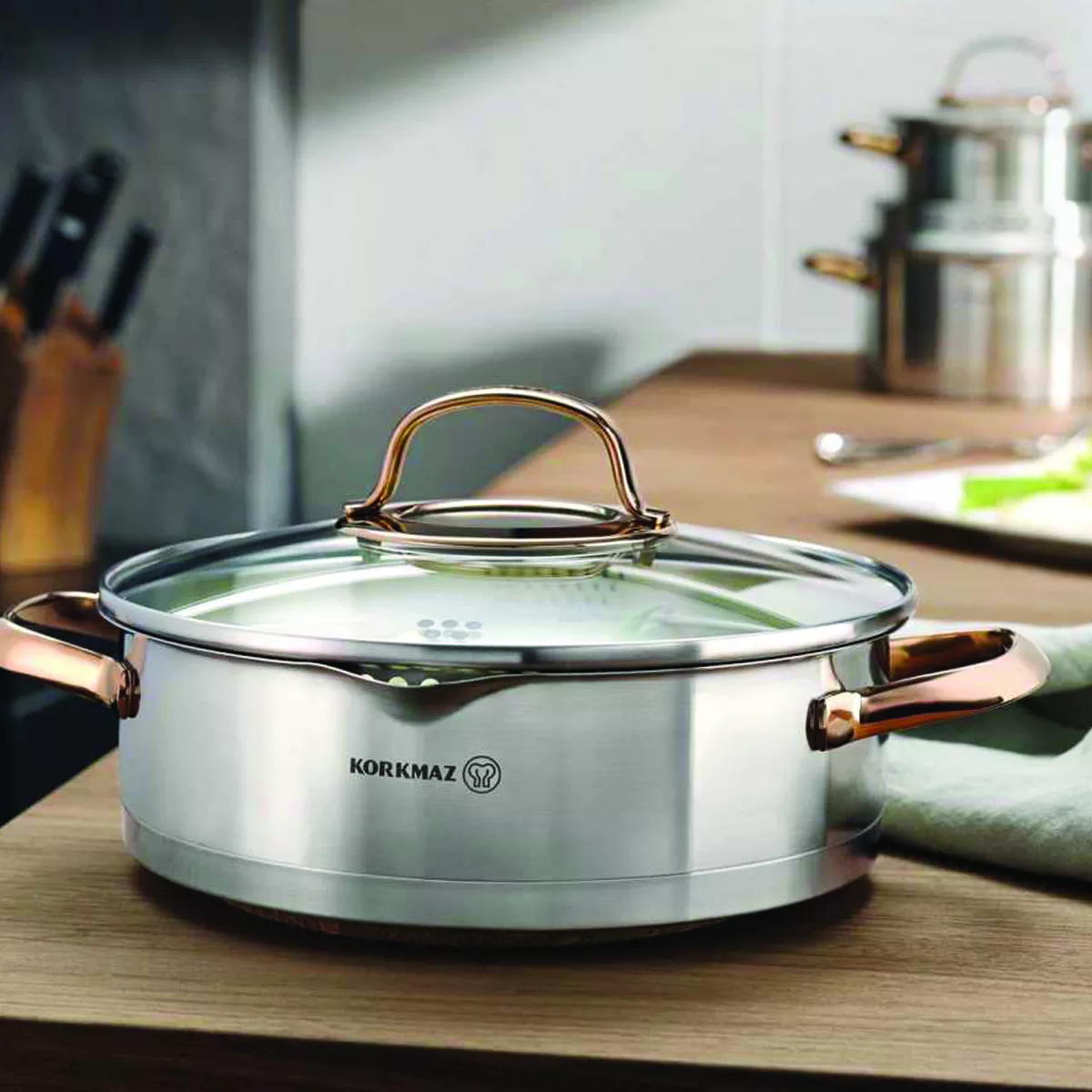 سرویس پخت و پز 8 پارچه کرکماز مدل رزانا