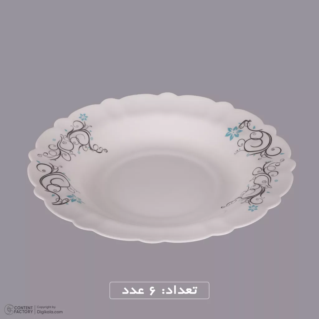 سرویس غذاخوری 25 پارچه 6 نفره مدل اینتیمینی