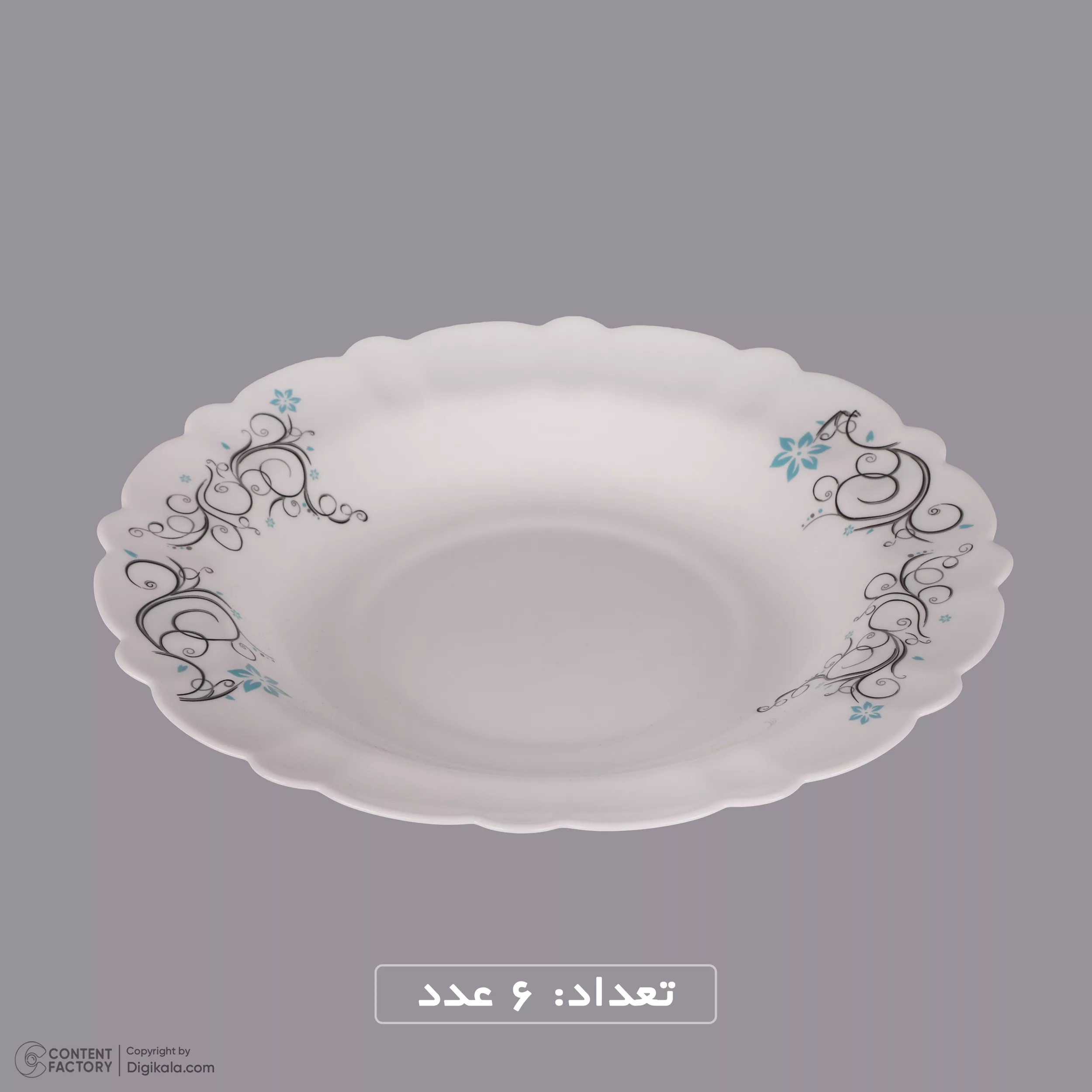 سرویس غذاخوری 25 پارچه 6 نفره مدل اینتیمینی