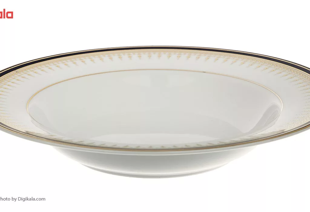 سرویس غذاخوری 28 پارچه چینی زرین ایران سری ایتالیا اف مدل Khatereh 2 درجه یک