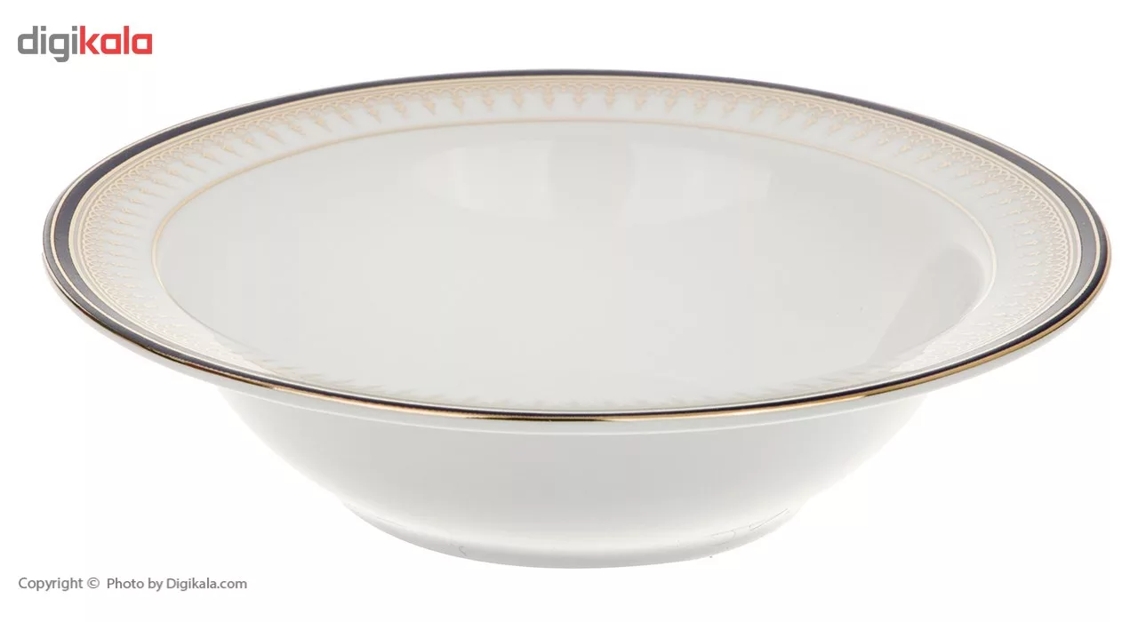سرویس غذاخوری 28 پارچه چینی زرین ایران سری ایتالیا اف مدل Khatereh 2 درجه یک