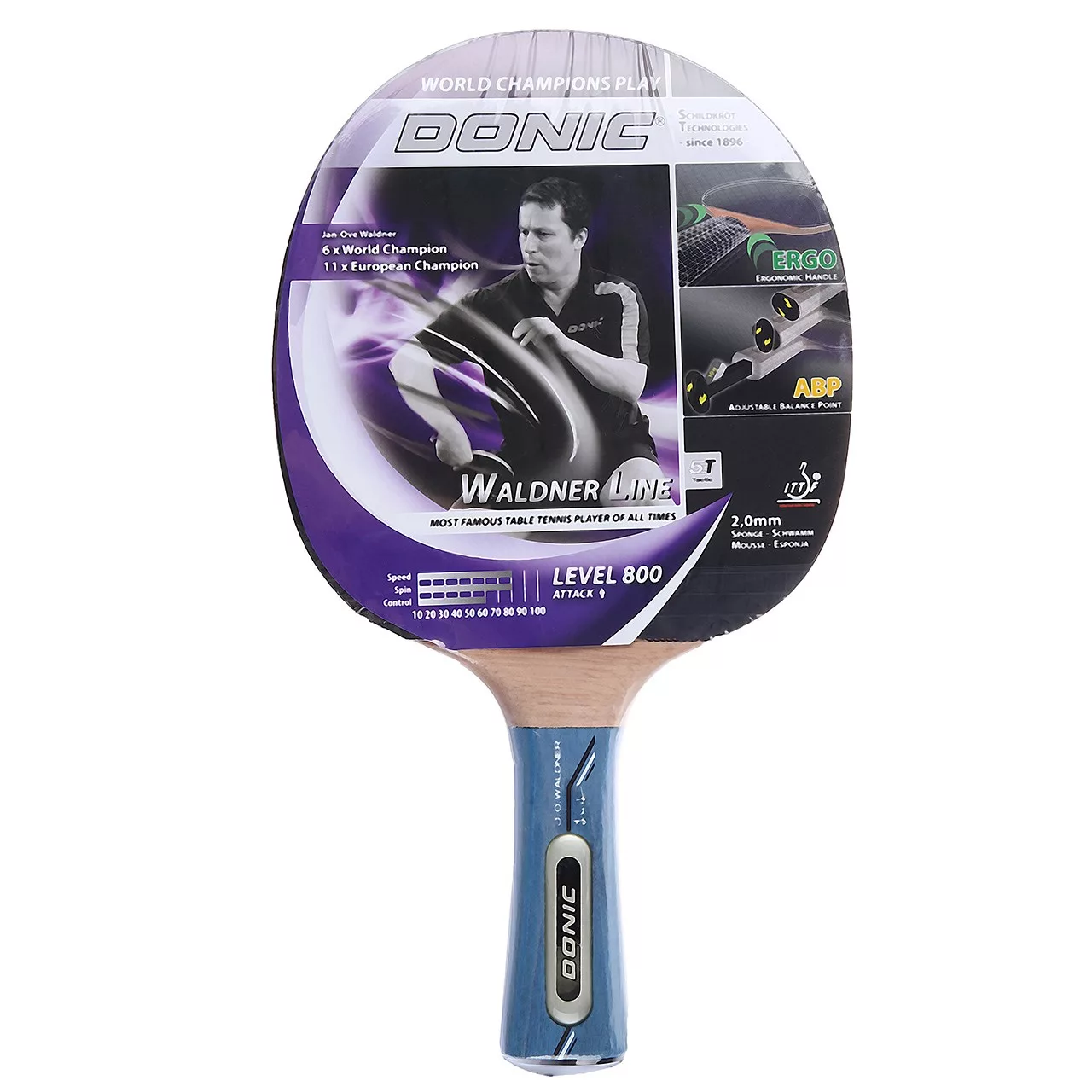 راکت پینگ پنگ دونیک شیلدکروت مدل Waldner Line Level 800