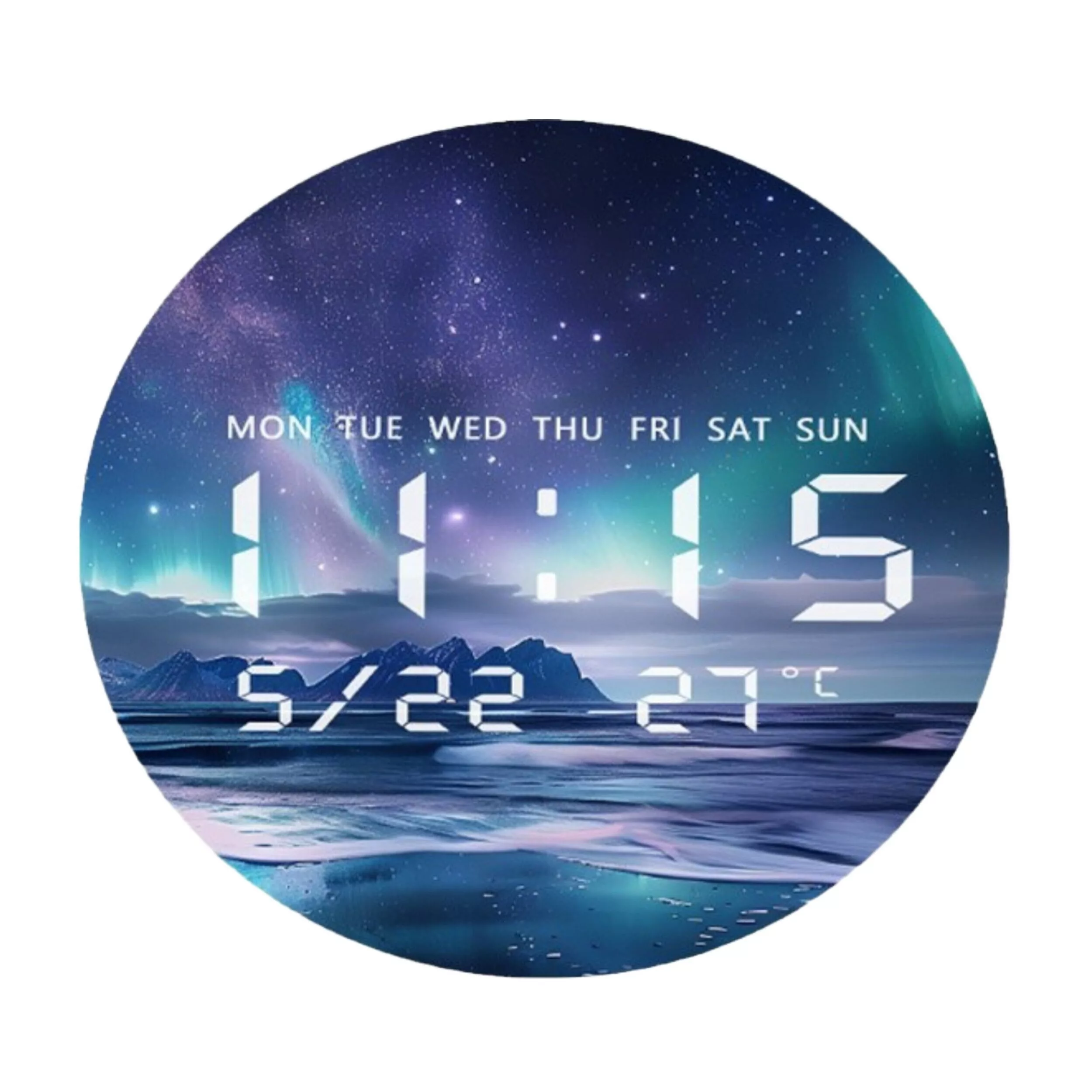 ساعت دیواری دیجیتال مدل JG 1001-32