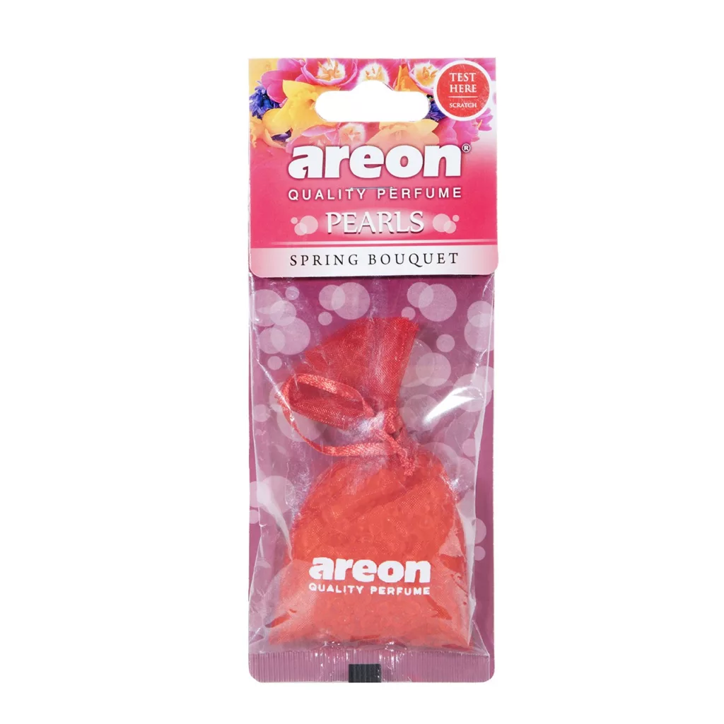 خوشبو کننده ماشین آرئون مدل Pearls با رایحه گل های بهاری