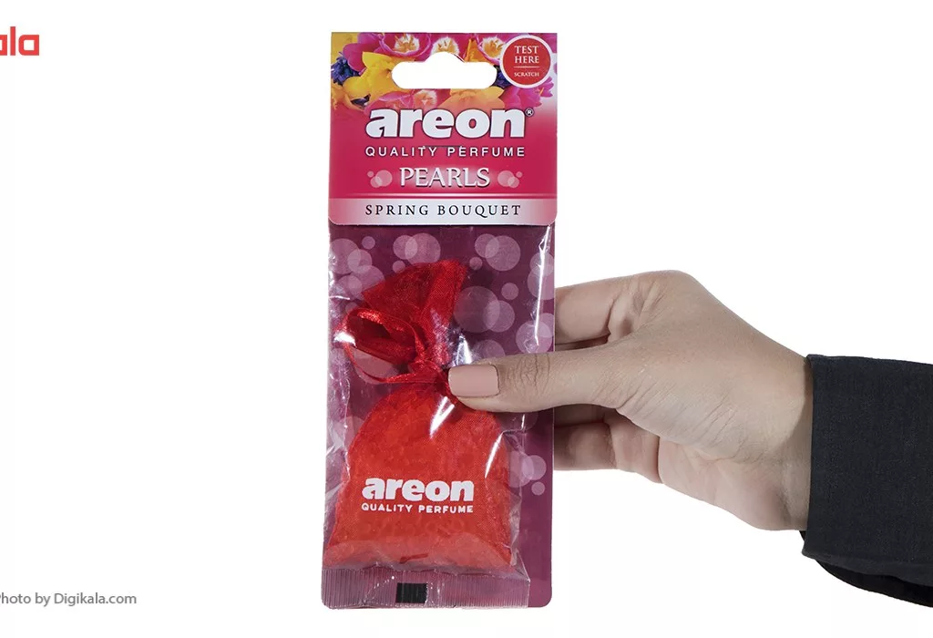 خوشبو کننده ماشین آرئون مدل Pearls با رایحه گل های بهاری