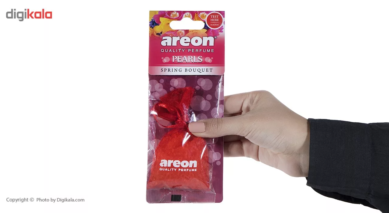 خوشبو کننده ماشین آرئون مدل Pearls با رایحه گل های بهاری