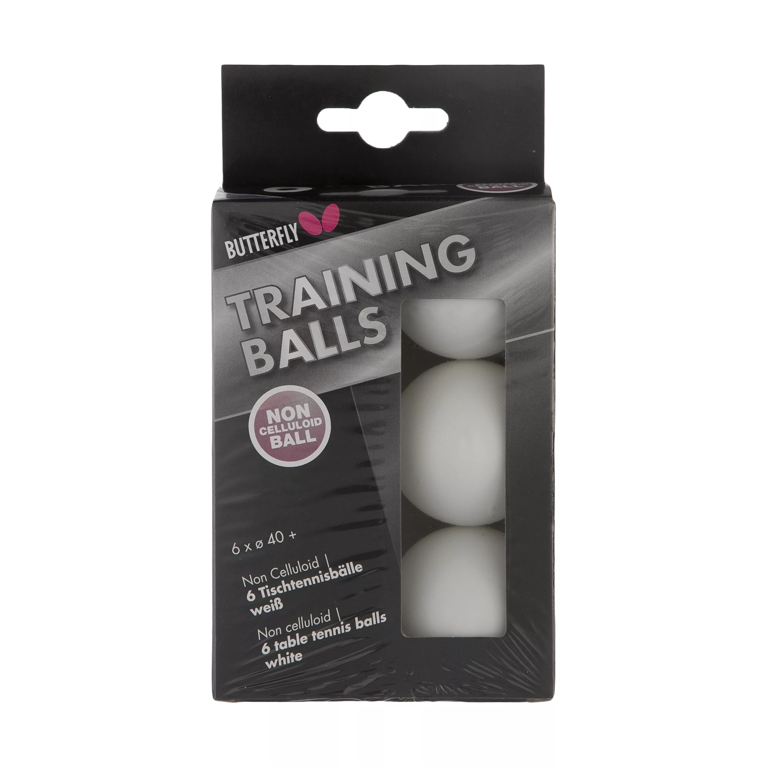 توپ پینگ پنگ باترفلای مدل +40 سری Training بسته 6 عددی