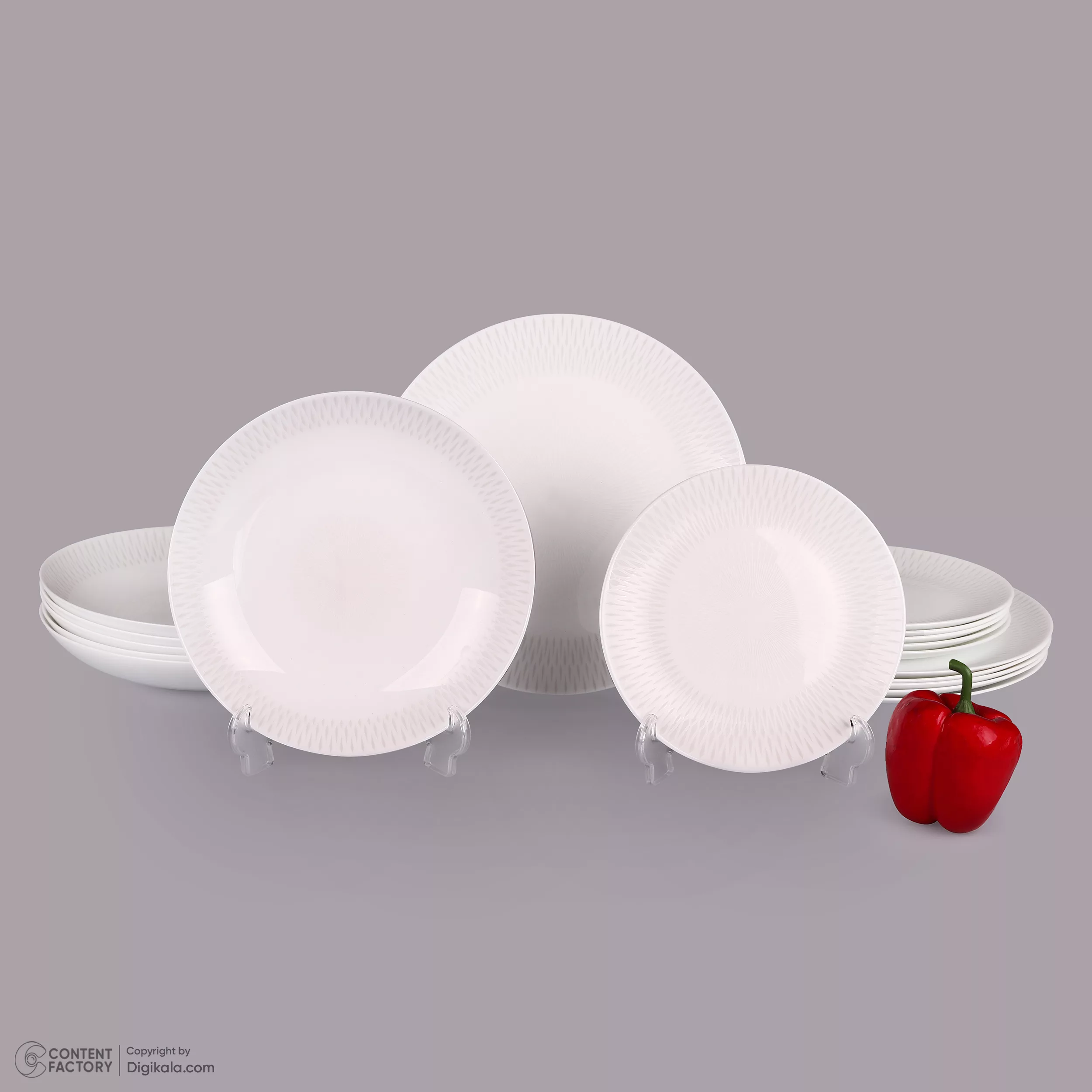 سرویس غذاخوری 18 پارچه 6 نفر مدل 1050