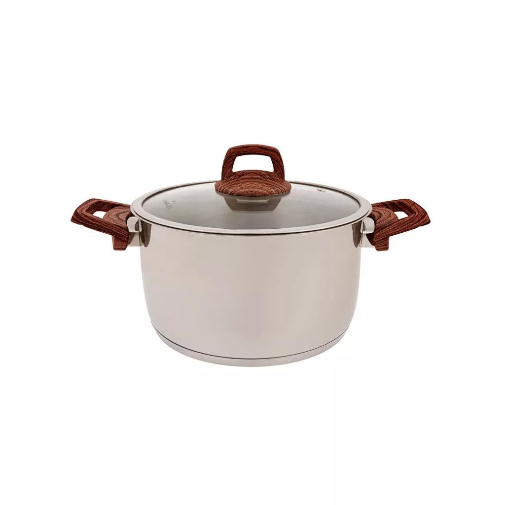 سرویس قابلمه استیل 8 پارچه کاراجا مدل Silva