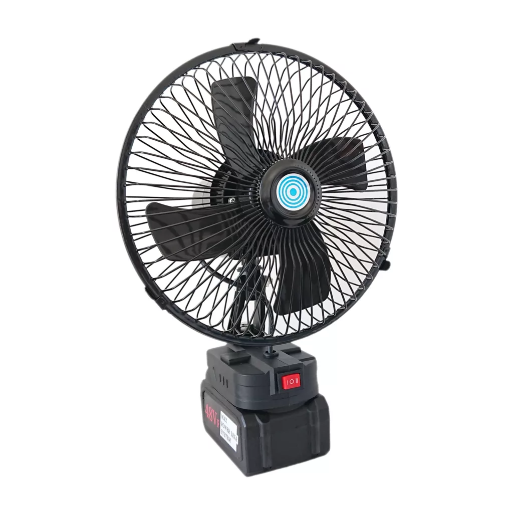 پنکه شارژی مدل رومیزی ظرفیت 3000 میلی آمپر ساعت