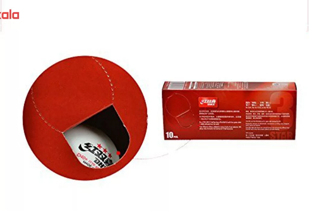 توپ پینگ پنگ دی اچ اس مدلD40+ 3 Star بسته 10 عددی