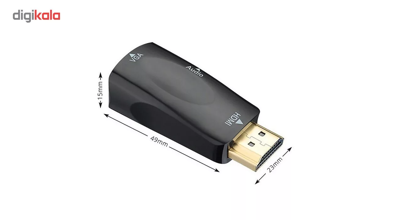مبدل HDMI به VGA و Audio مدل HD adaptor
