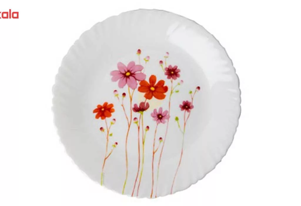 سرویس غذاخوری 18 پارچه لومینارک طرح کانتری فلاورز