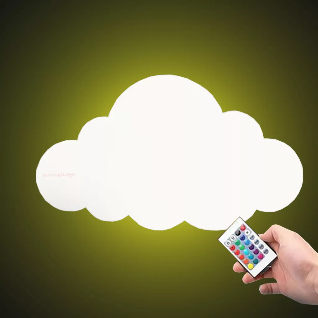 چراغ خواب اتاق کودک مدل ابر کد win001