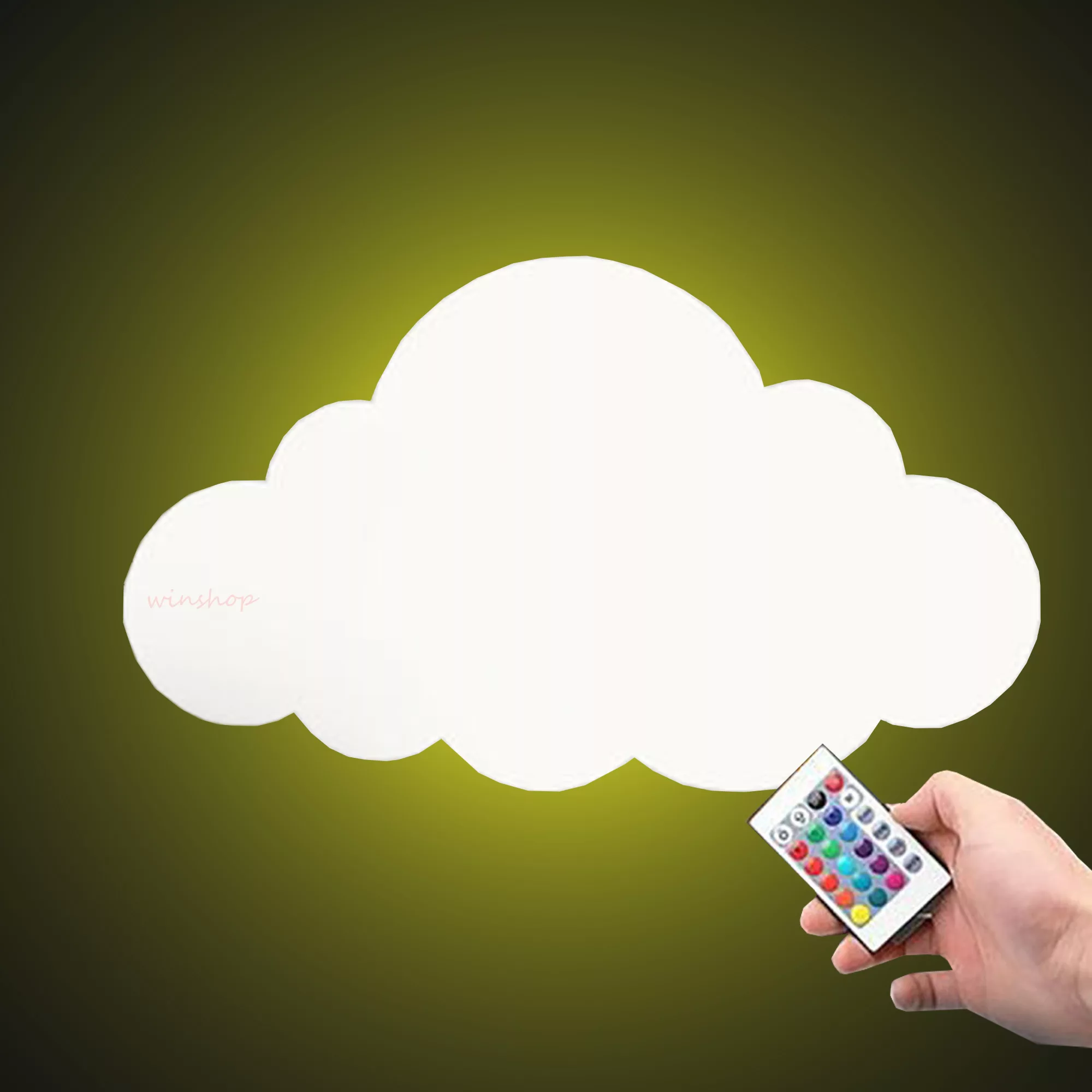 چراغ خواب اتاق کودک مدل ابر کد win001