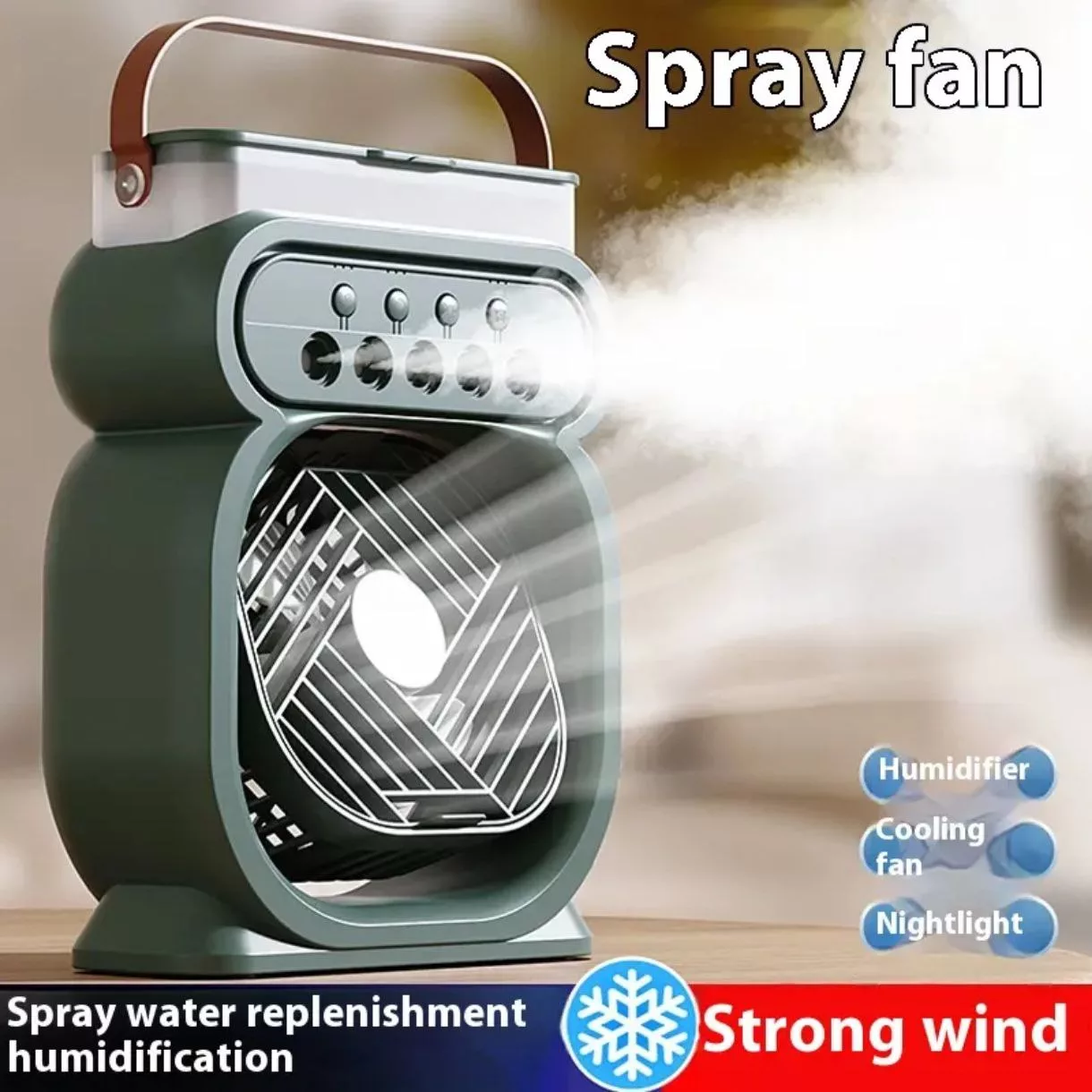 پنکه رومیزی مدل FAN HUMIDIFIER ظرفیت 2600 میلی آمپر ساعت