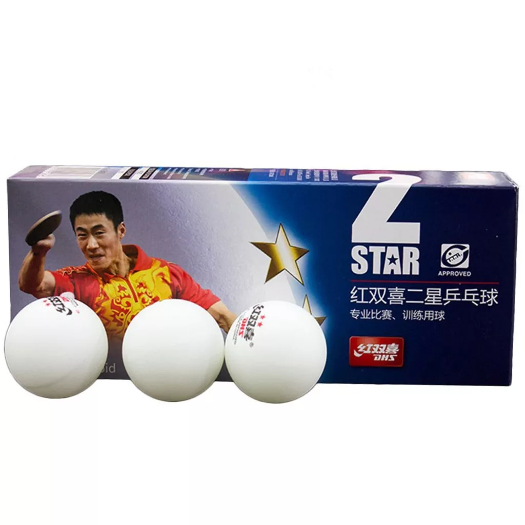 توپ پینگ پنگ دی اچ اس مدل 2 Star بسته 10 عددی