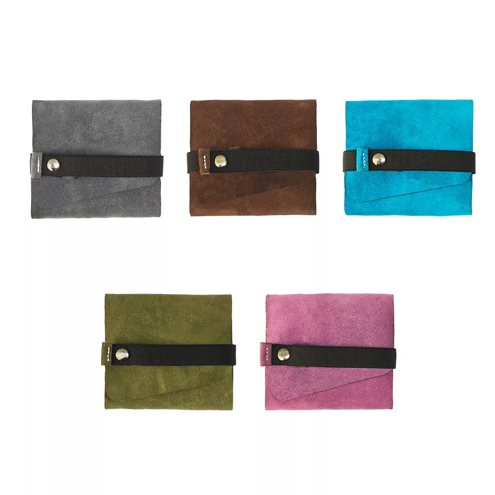 ظرف ادویه سفری لیموکمپ مدل لوله ای چرمی بسته 5 عددی