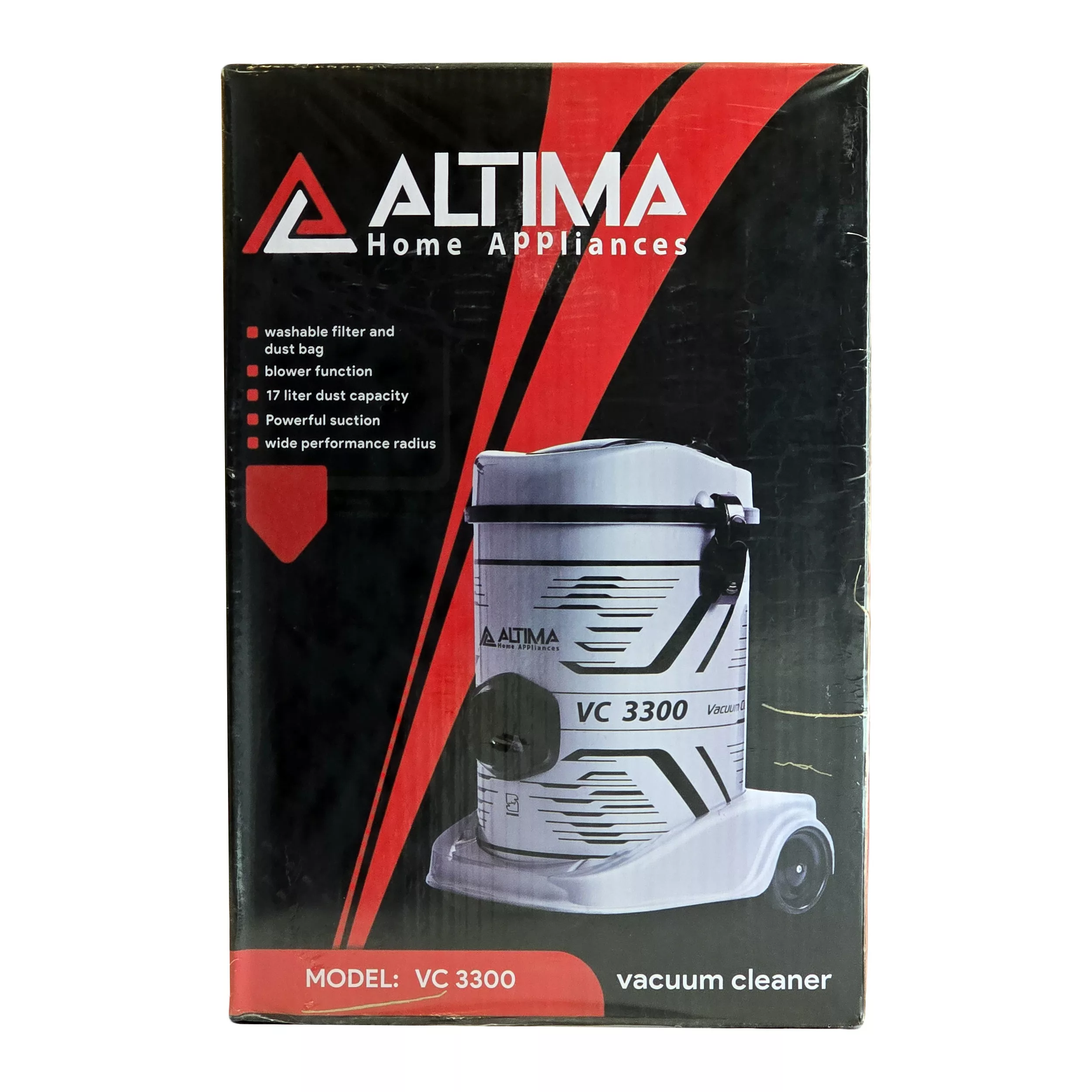 جاروبرقی سطلی 3300 وات آلتیما مدل VC3300