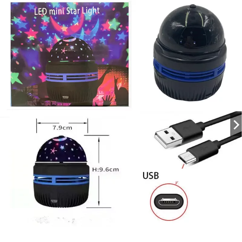 چراغ خواب اتاق کودک مدل LED MINI STAR LIGHT طرح کهکشانی