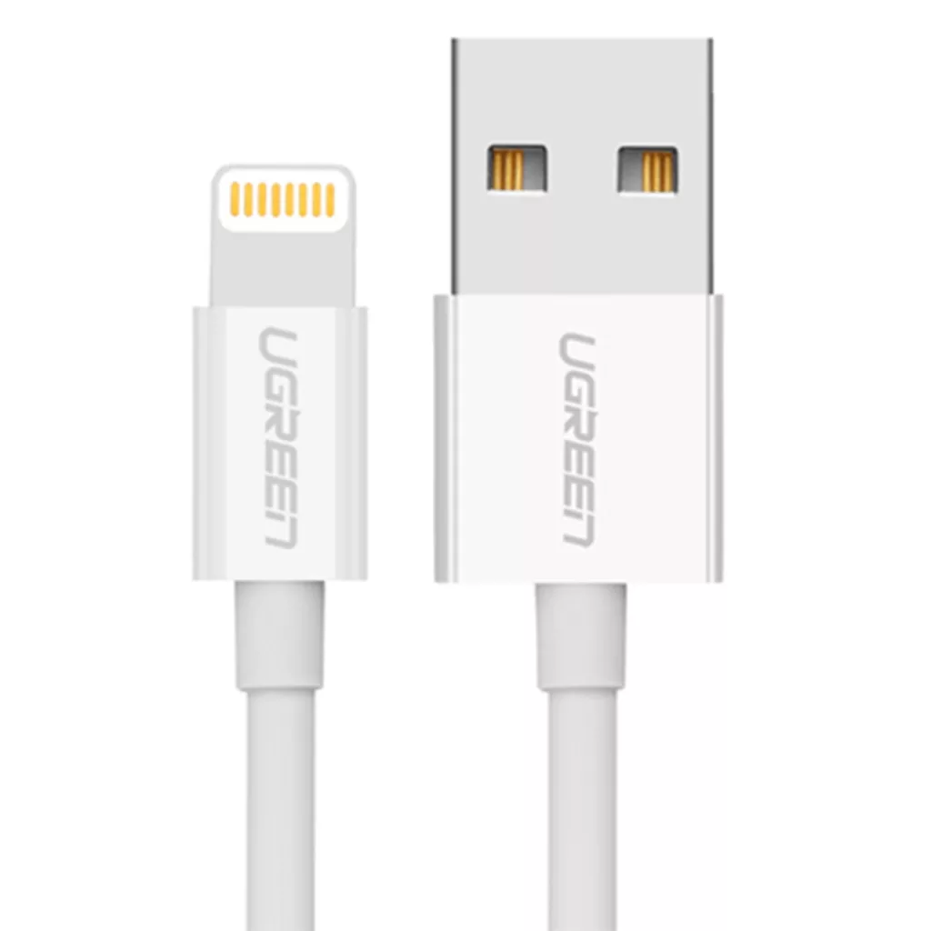 کابل تبدیل USB به لایتنینگ یوگرین مدل US155 طول 1.5 متر