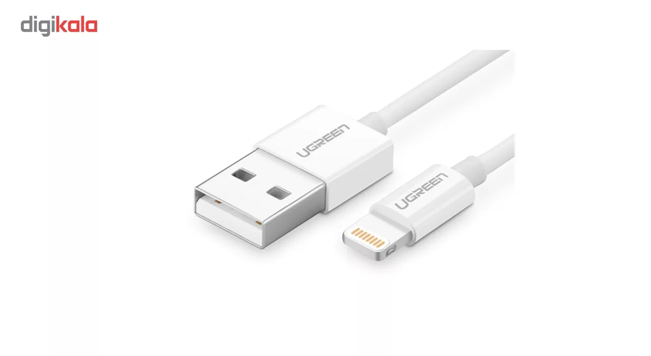کابل تبدیل USB به لایتنینگ یوگرین مدل US155 طول 1.5 متر
