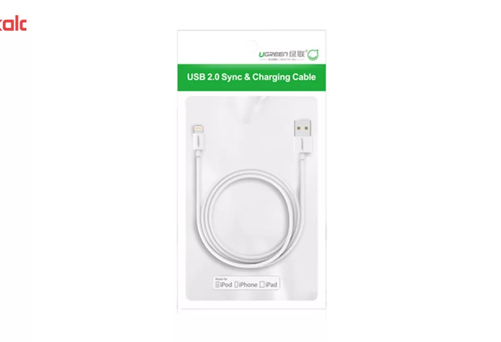 کابل تبدیل USB به لایتنینگ یوگرین مدل US155 طول 1.5 متر