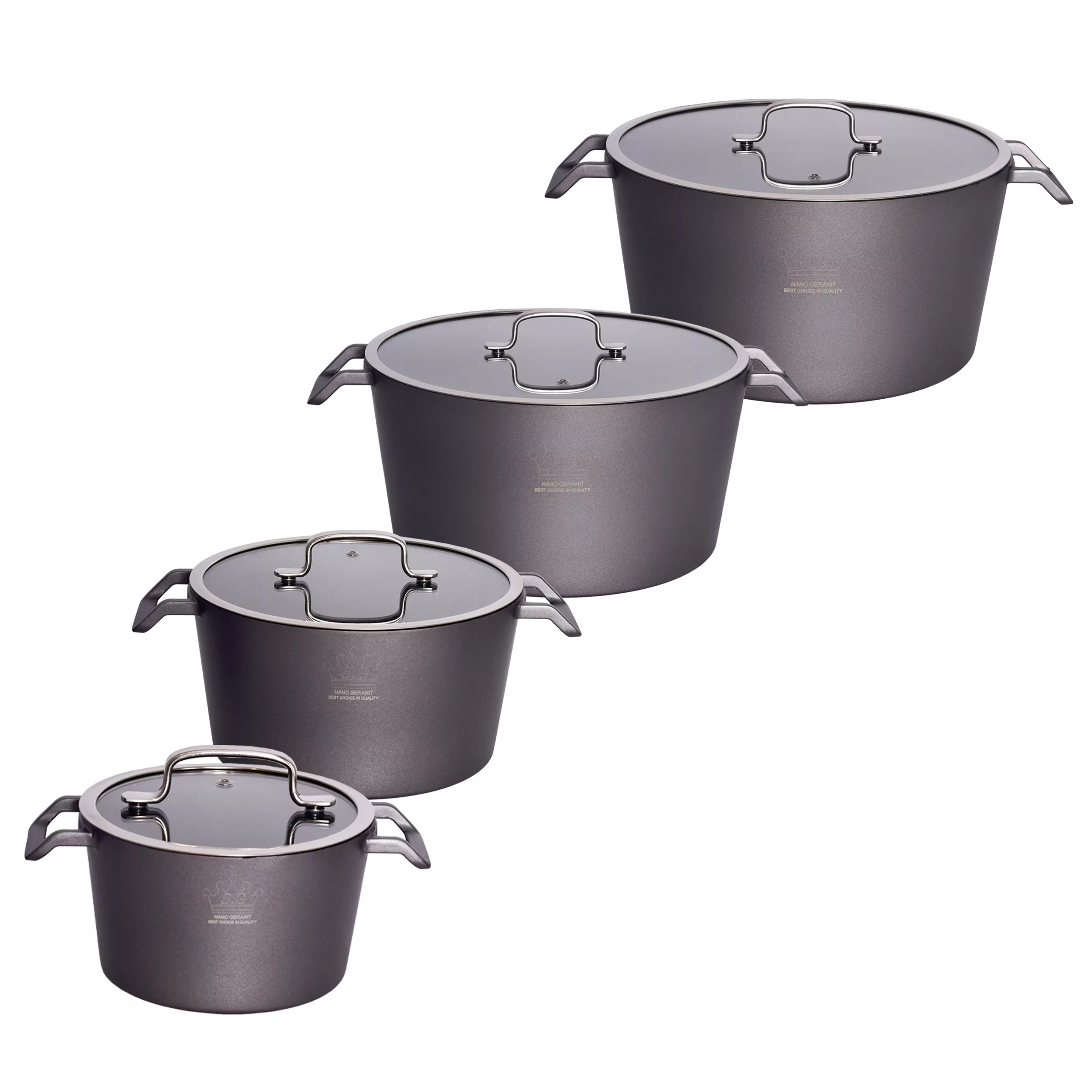 سرویس قابلمه و تابه گرانیتی 12پارچه اس جی طرح B