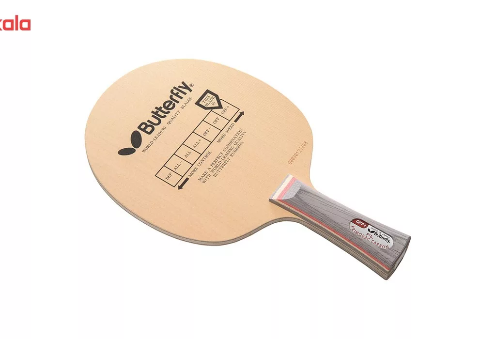 راکت پینگ پنگ باتر فلای مدل Primorac Carbon