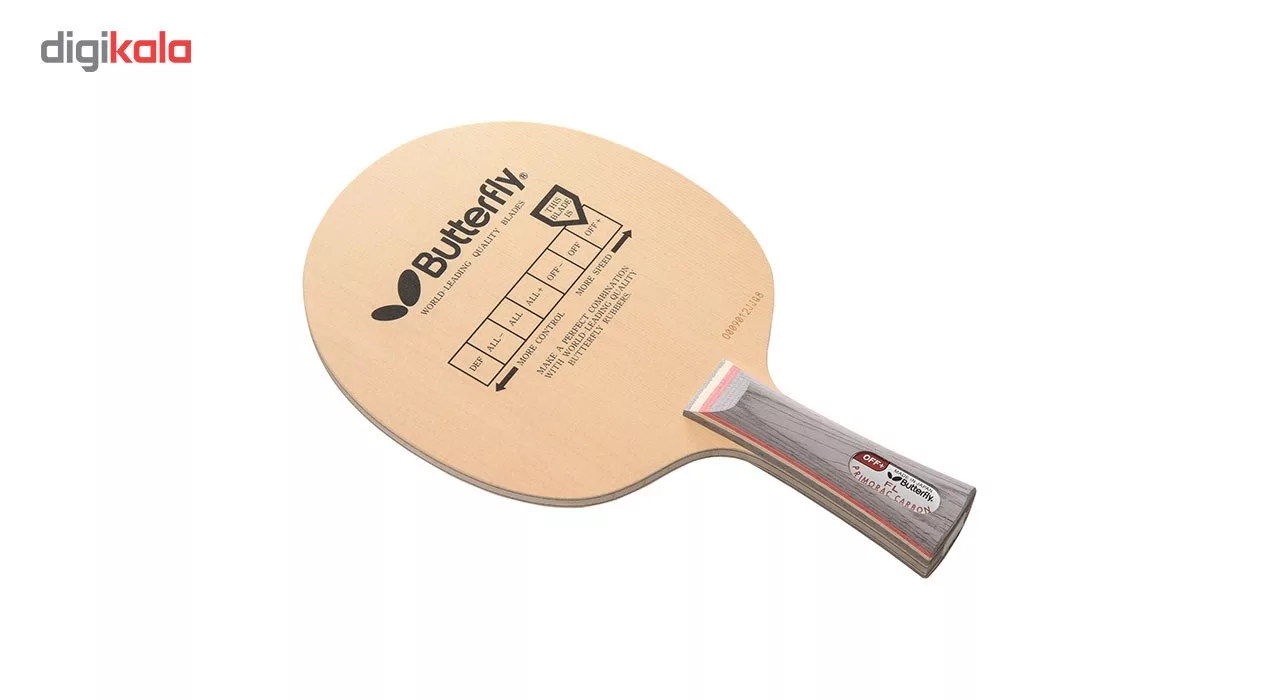راکت پینگ پنگ باتر فلای مدل Primorac Carbon