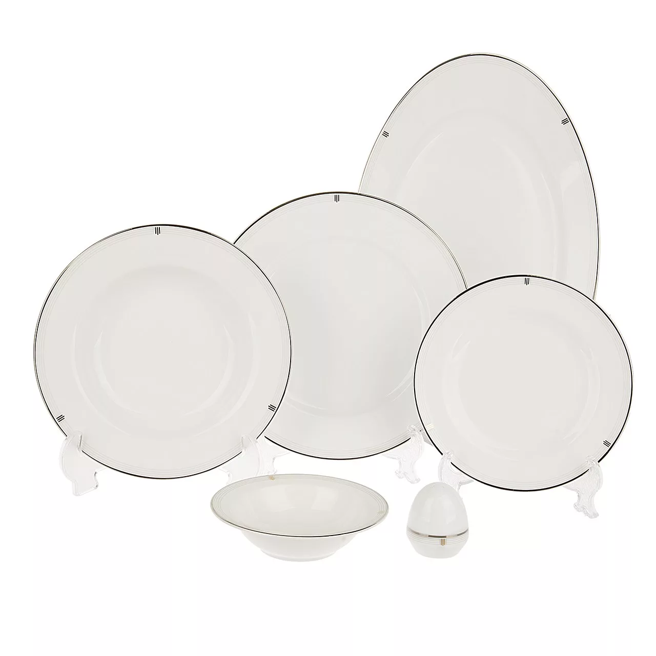 سرویس غذاخوری 28 پارچه 6 نفر چینی زرین ایران مدل Opera