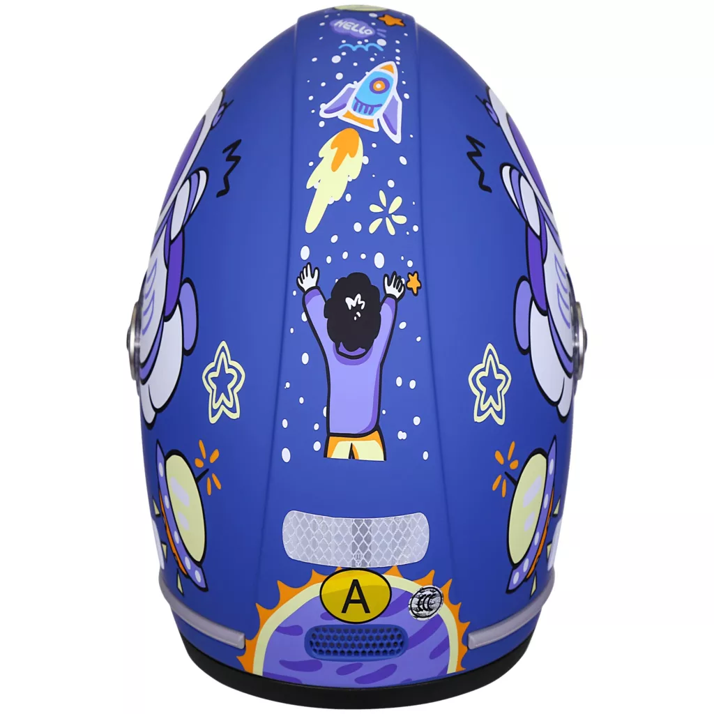 کلاه کاسکت فک دار بچه گانه مدل 128A